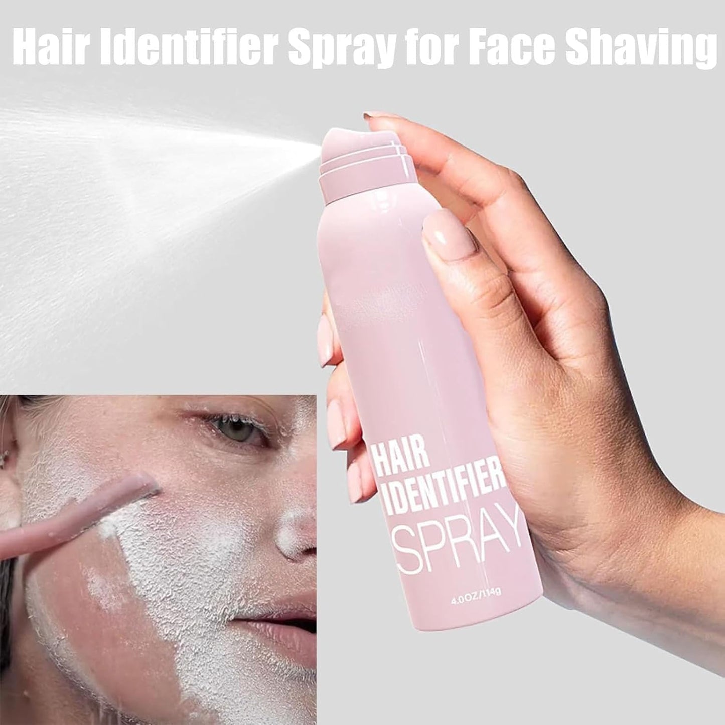 Viral Magic Hair Identifier Spray |  Face Shaving With 4 Pcs Razor