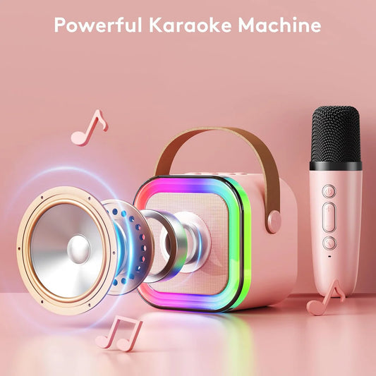 EchoBeat™ | Wireless Portable Mini Karaoke Speaker with Mike for Kids & Adults