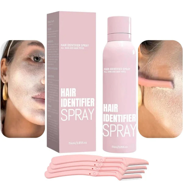 Viral Magic Hair Identifier Spray |  Face Shaving With 4 Pcs Razor