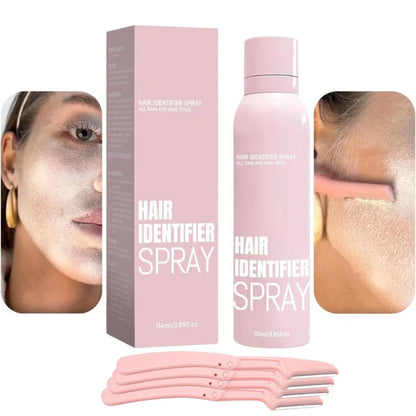 Viral Magic Hair Identifier Spray |  Face Shaving With 4 Pcs Razor