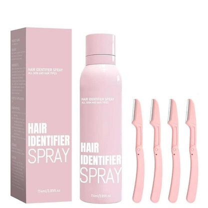 Viral Magic Hair Identifier Spray |  Face Shaving With 4 Pcs Razor